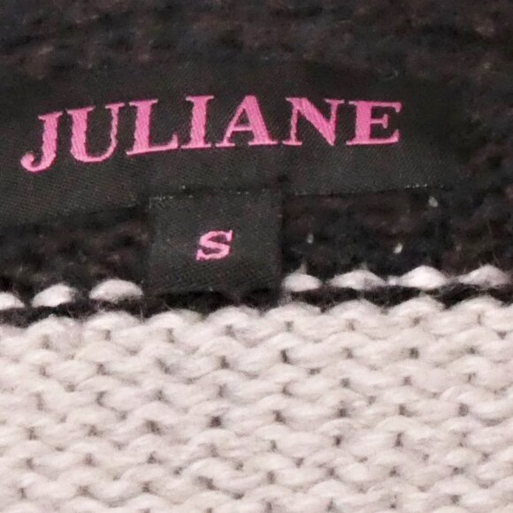 Juliane Multi Color Rugby Stripe Cotton Blend Cardigan S… - Picture 8 of 10